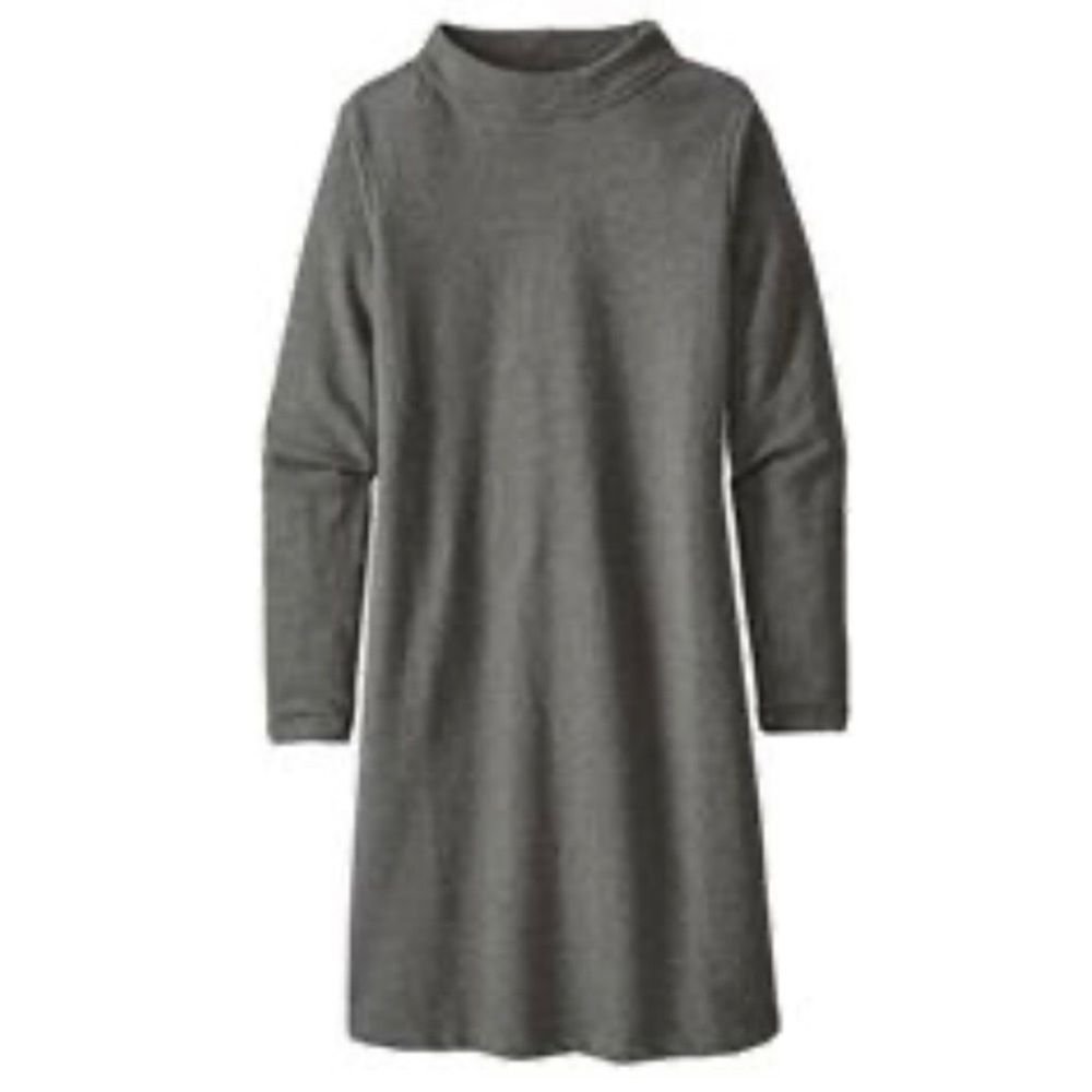 Patagonia Mount Sterling Organic Cotton Sweater Dress Women’s Grey